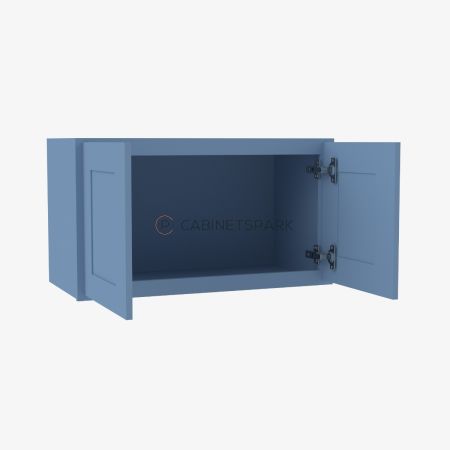 Forevermark AX-W3012B Double Door Wall Cabinet | Xterra Blue Shaker