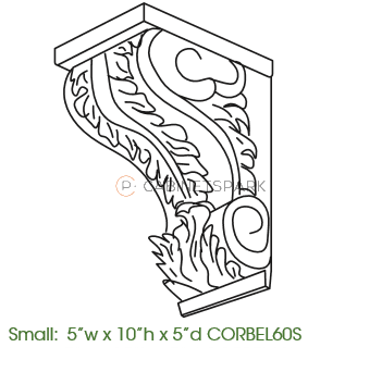 Forevermark SL-CORBEL60S Decorative Small Corbel | Signature Pearl