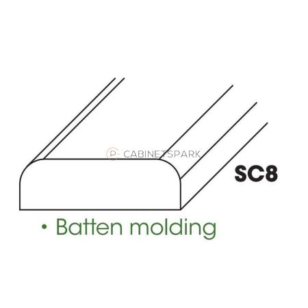 Forevermark TS-SC8 (BM) Batten Molding | Townsquare Grey